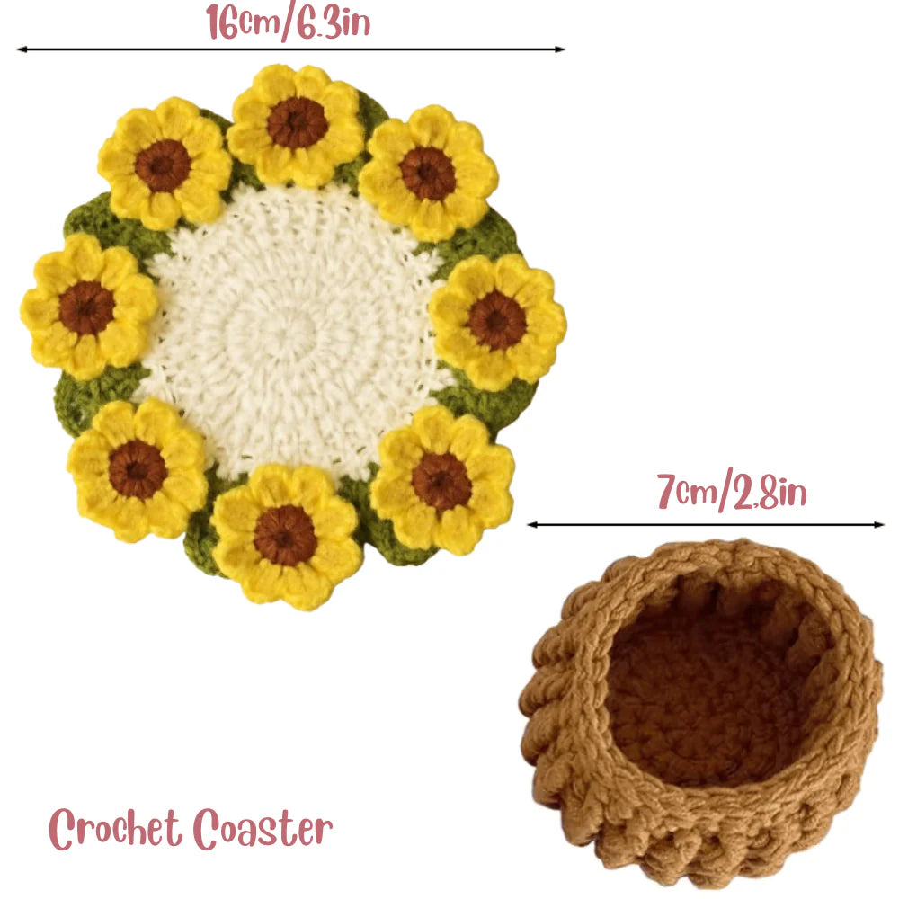 Flower Coasters