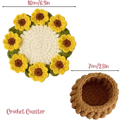 Flower Coasters